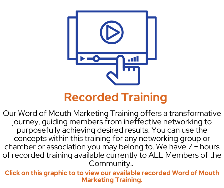 See our recorded training sessions